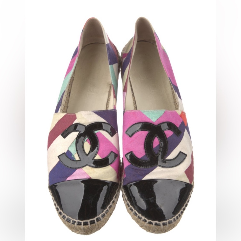 Chanel Espadrilles Patchwork